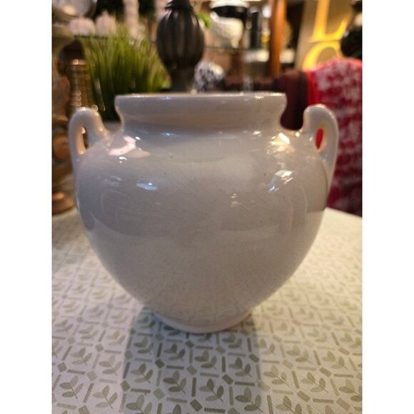 Unique Vintage Ceramic Vase with handles on either side - Picture 2 of 5